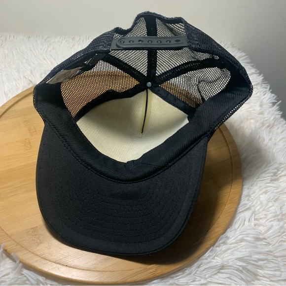 Nissun Hawaii 1999 Cap Hat Trucker Snapback Mesh Rope Vintage Black - Picture 5 of 7